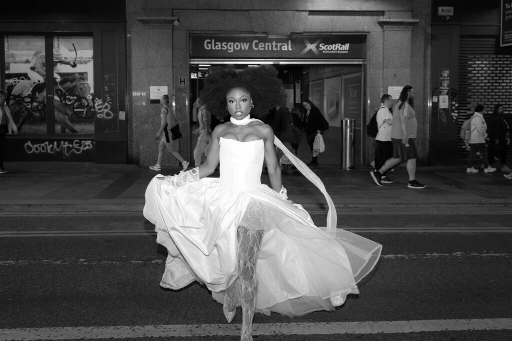 Bride in a city setting.
Editorial Wedding Photographer in Edinburgh.