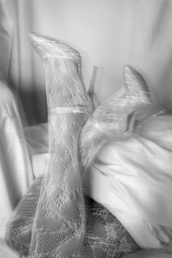 Bride in a studio setting. A Canvas background.
Editorial Wedding Photographer in Edinburgh.